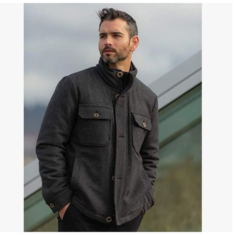 Pendleton Charcoal Gray Wool Field Jacket